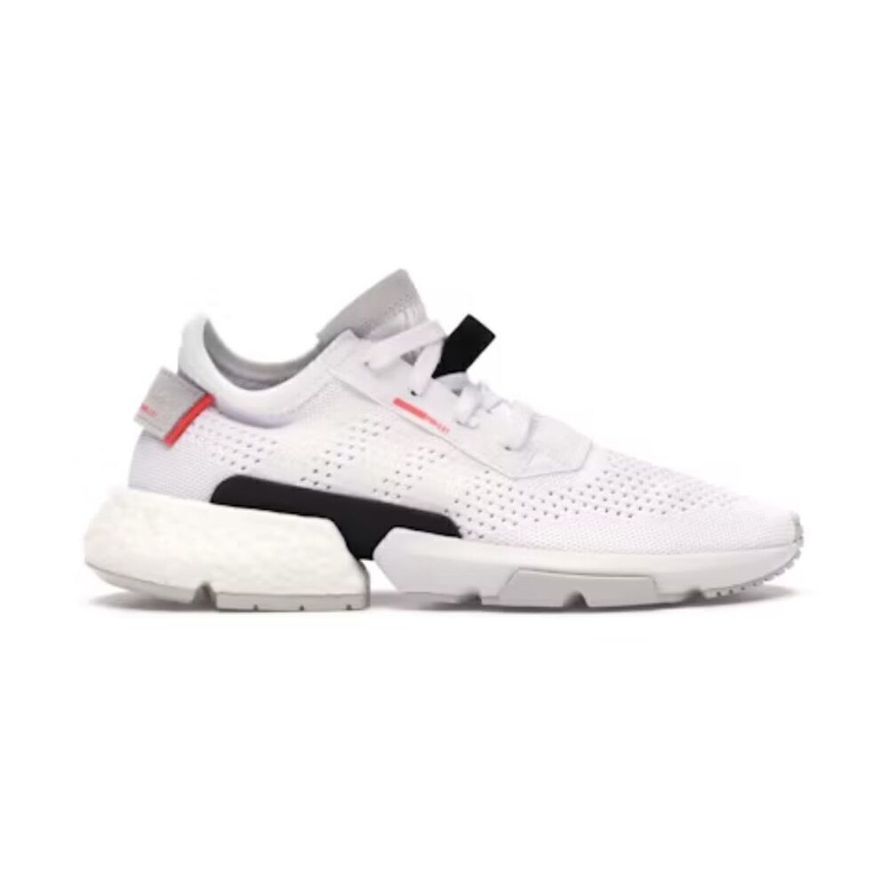 adidas Originals POD-S3.1 PK White/Shock Red 12 Athletic Shoes Sneakers